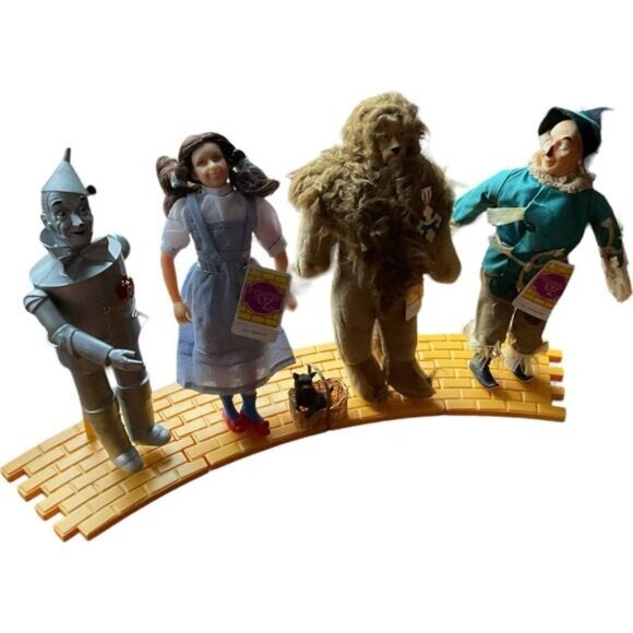 14” Vintage Wizard Of Oz Set of 4 Dolls Presents Hamilton Gifts MGM Turner 1987 - Picture 1 of 14